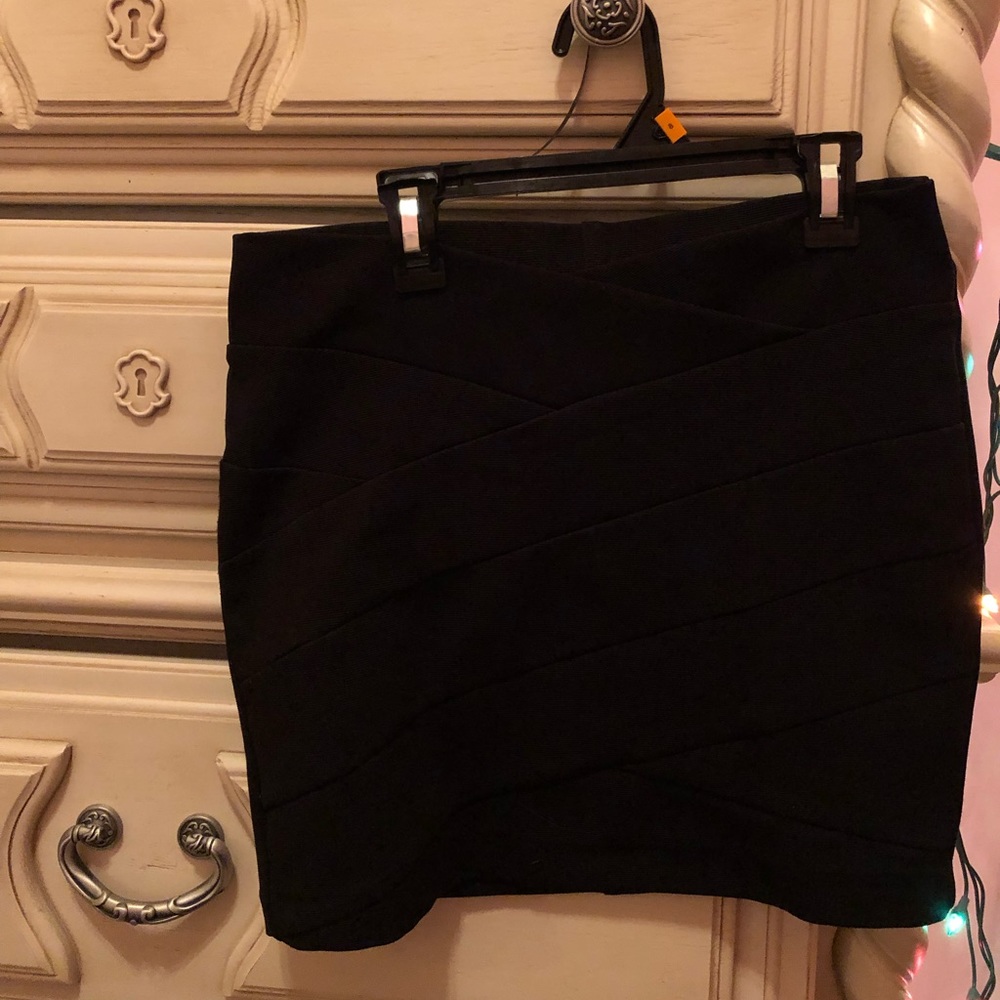 Black pencil skirt